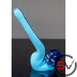 GLOW IN THE DARK PIPE STYLE BUBBLER 5inch
